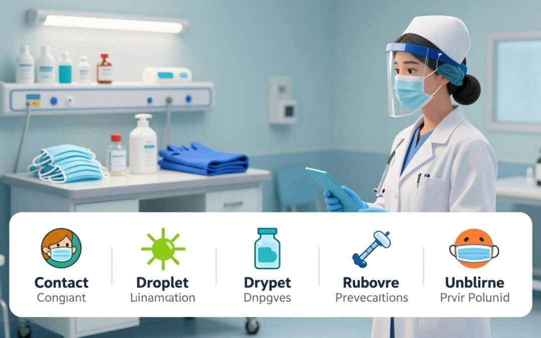 How do I remember isolation precautions for NCLEX easily