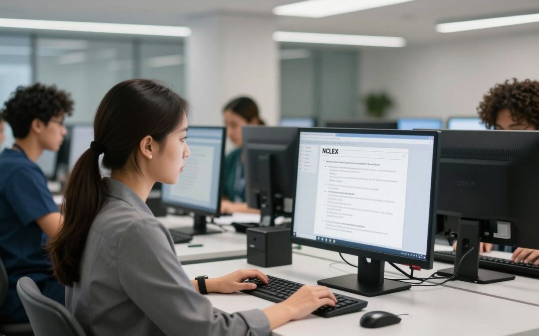 How does NCLEX computerized adaptive testing work?