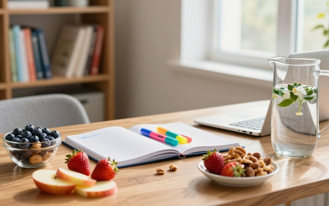 What are good snacks for NCLEX study sessions that help you stay alert