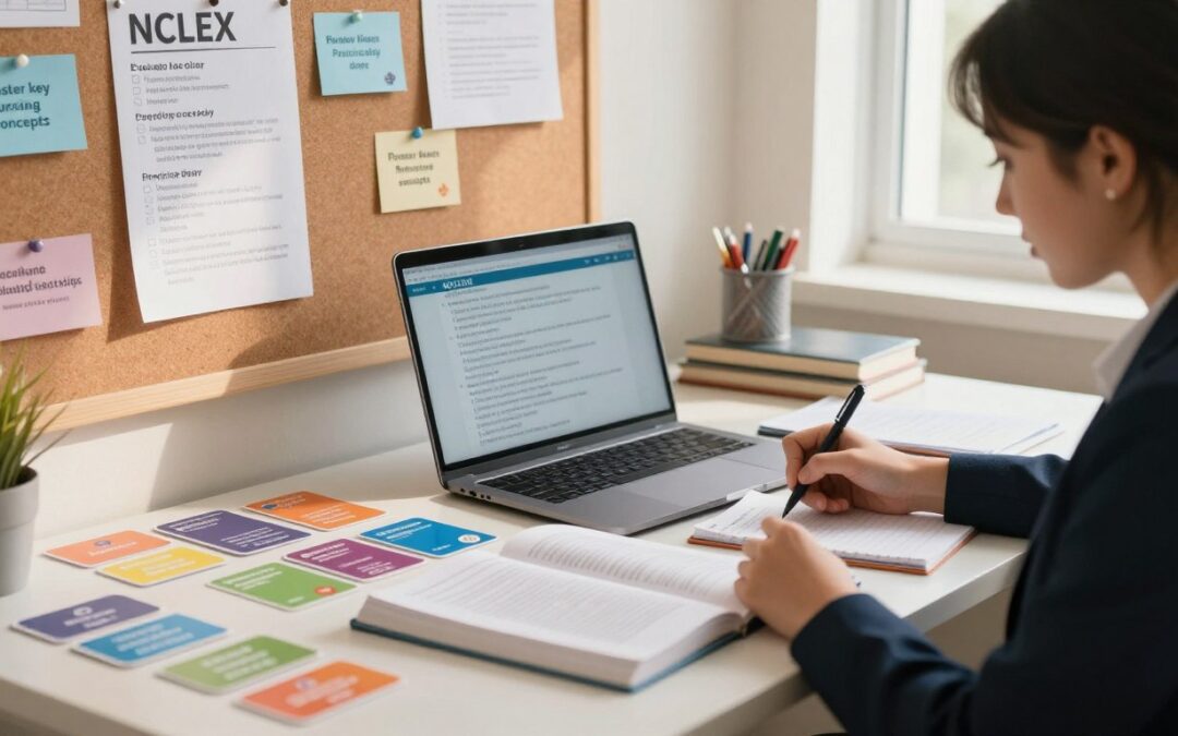 What are realistic NCLEX study goals to pass on first try