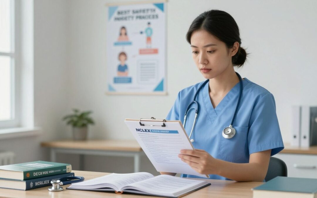 What are safety questions on the NCLEX?