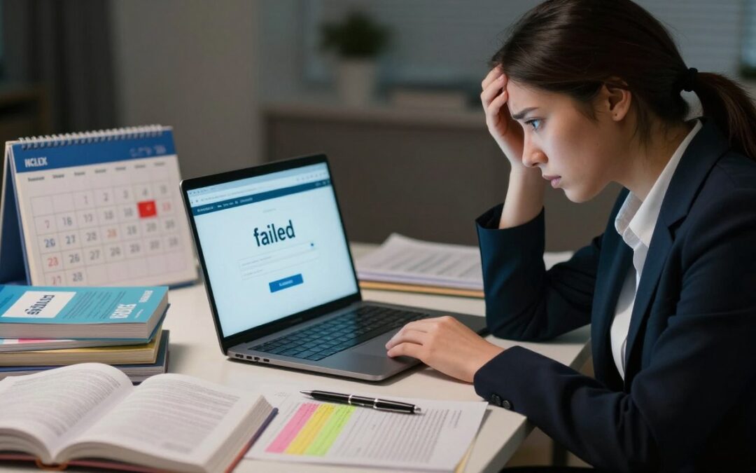 What are signs you failed the NCLEX?
