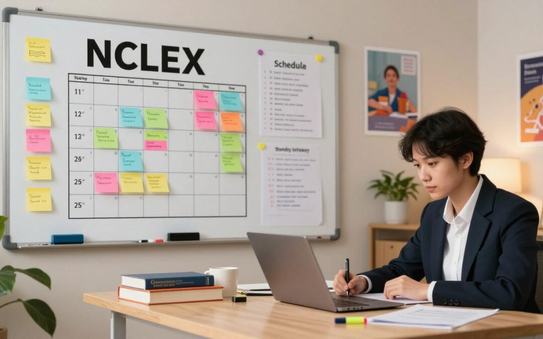 What are the best NCLEX study schedules for busy students?