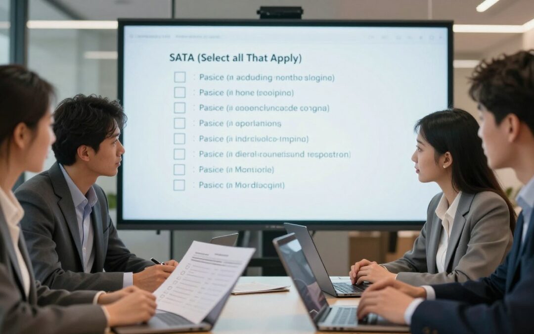 What is Partial Scoring on SATA Questions?