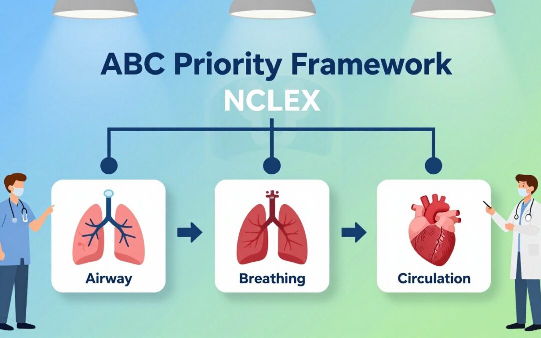 What is the ABC priority framework for NCLEX?