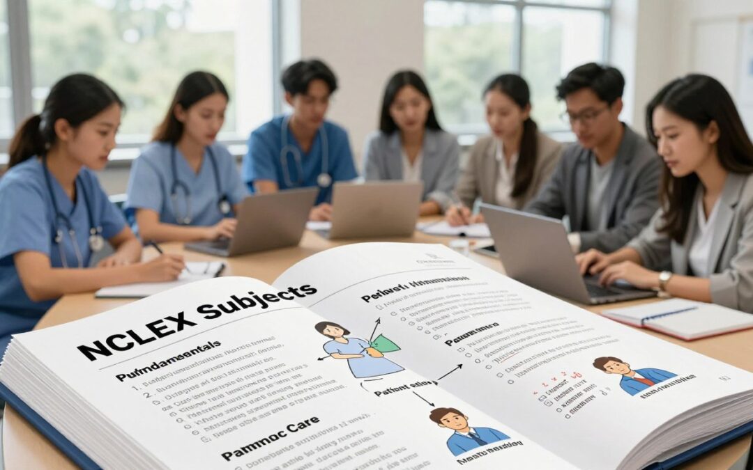 What subjects are on the NCLEX?